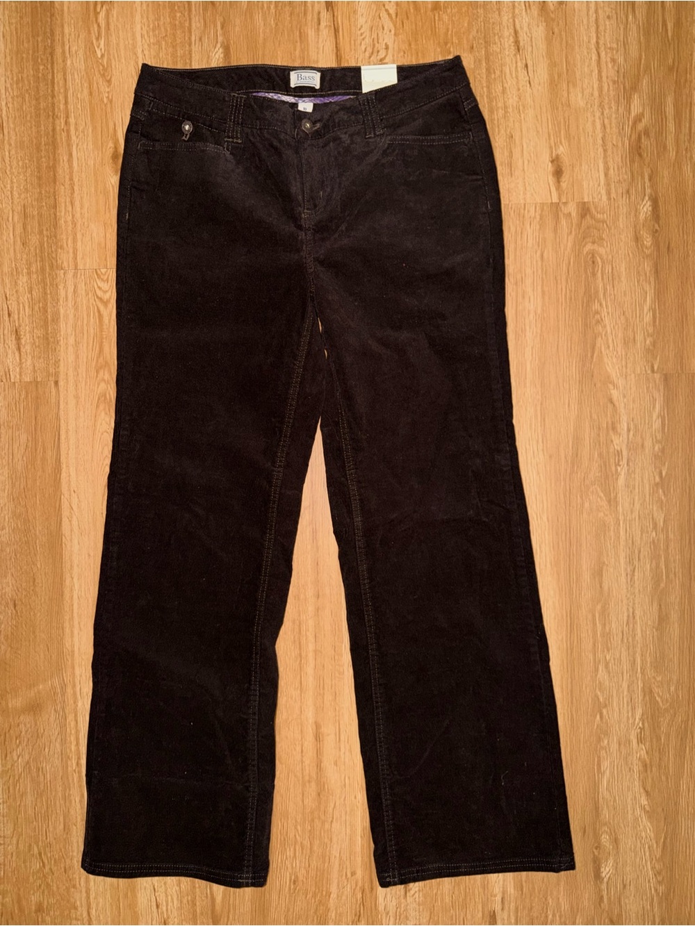 Bass Brown Corduroy Flare Jeans